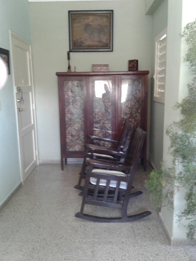 'Entry hall' Casas particulares are an alternative to hotels in Cuba.